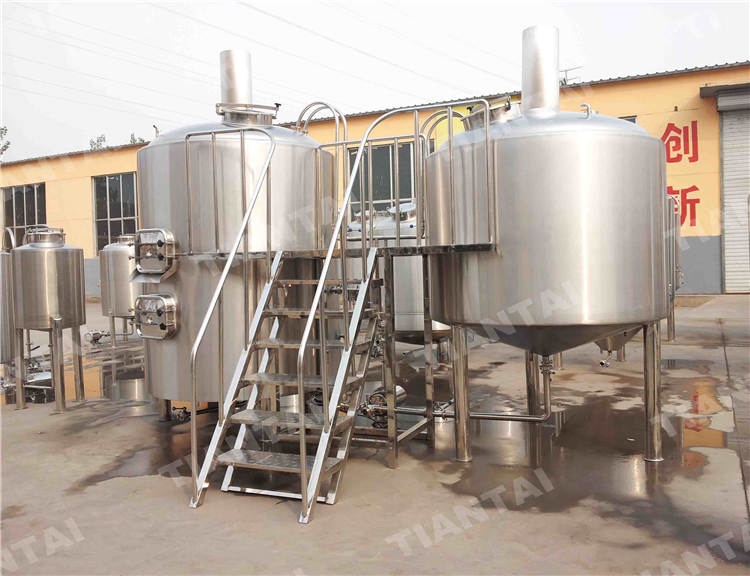 2000L beer brewing equipment three vessels combined